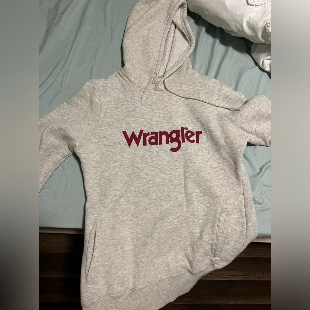 Wrangler hoodie heather gray